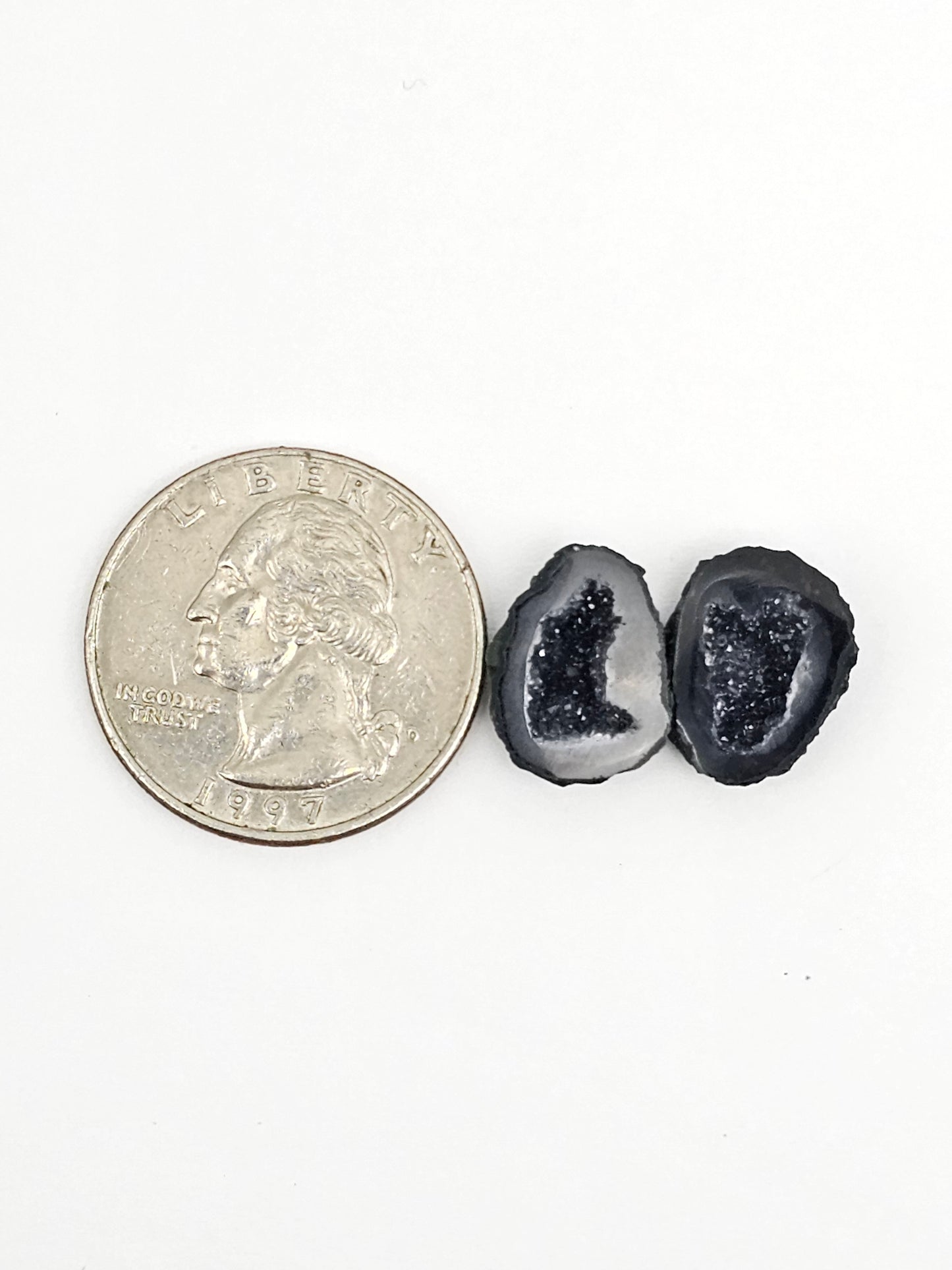 Tabasco Geode Cabochon Pair | Natural Mexican Geode