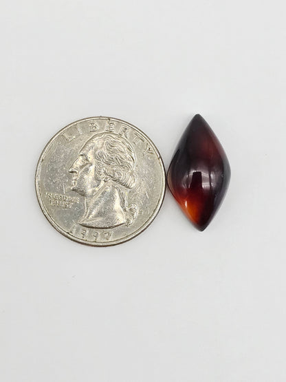 Amber Red Cabochon