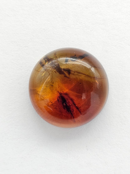 Amber Red Cabochon
