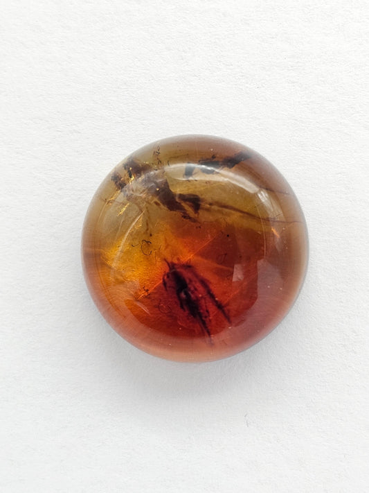 Amber Red Cabochon