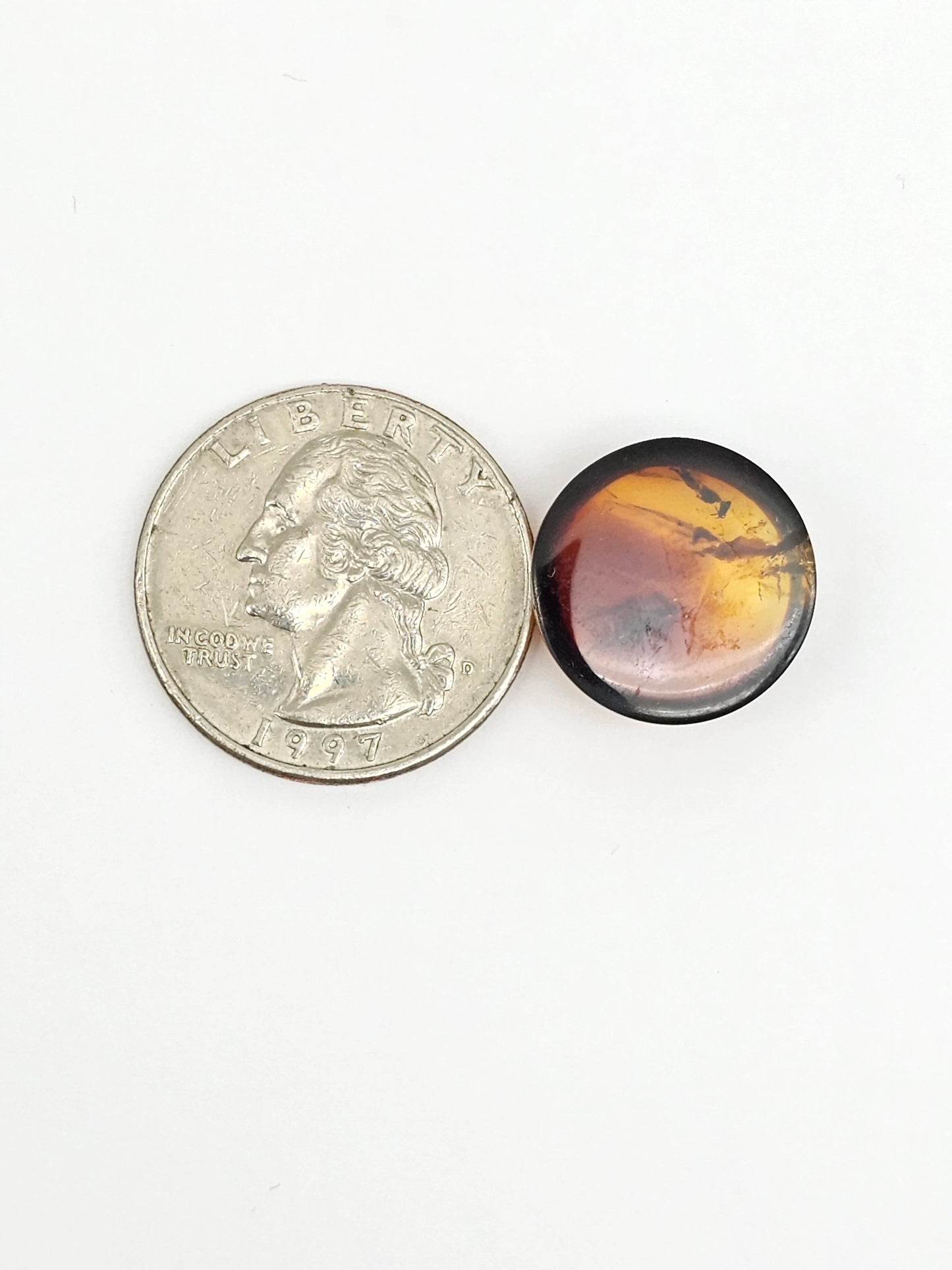 Amber Red Cabochon