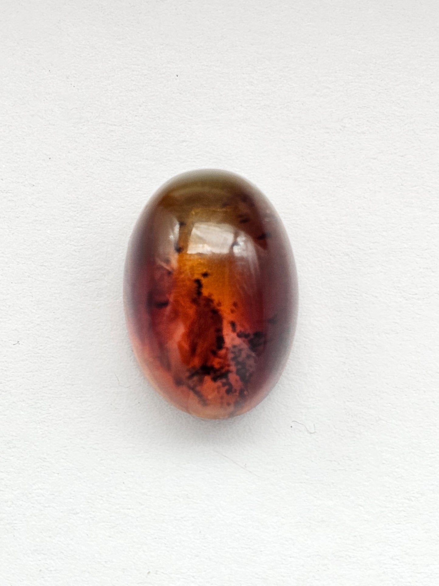 Amber Red Cabochon