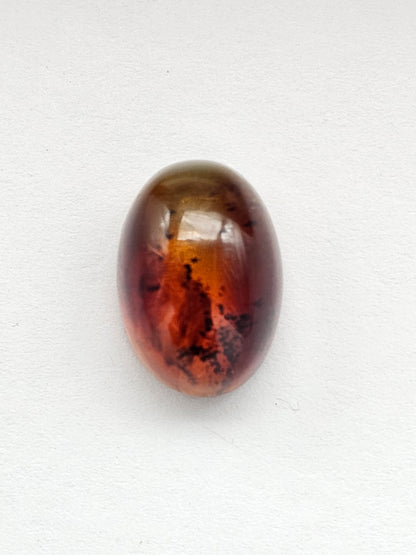 Amber Red Cabochon