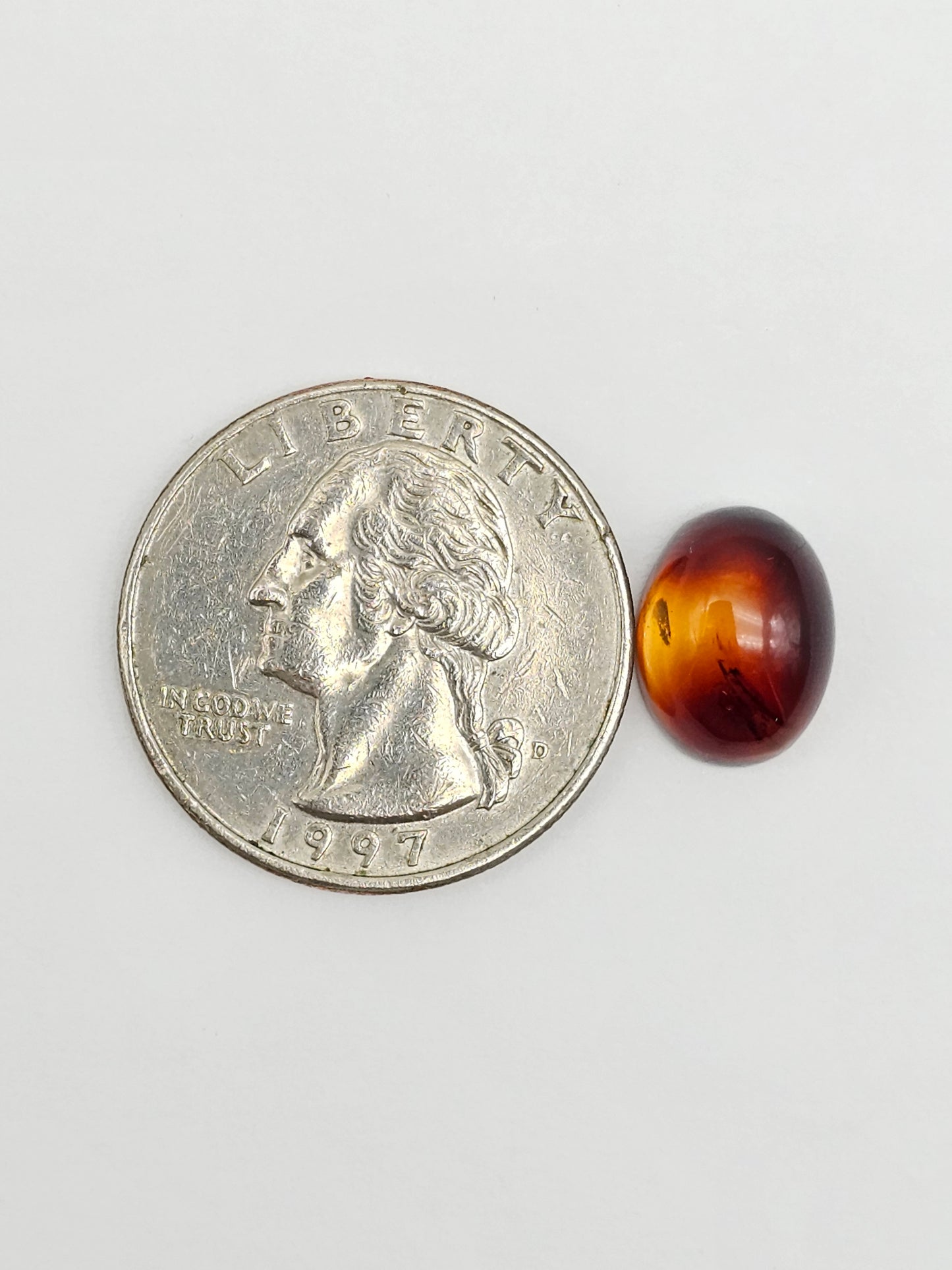 Amber Red Cabochon
