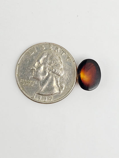Amber Red Cabochon