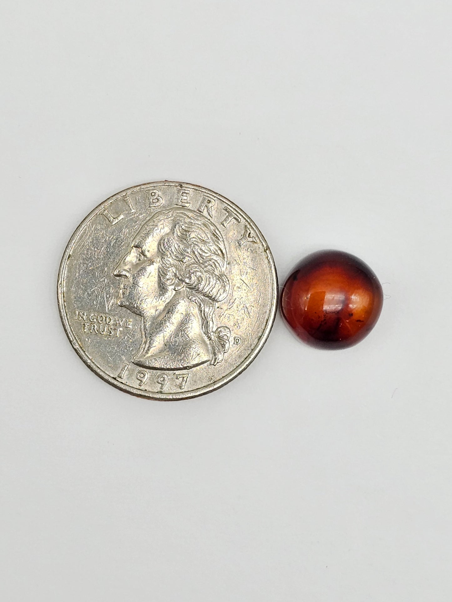 Amber Red Cabochon