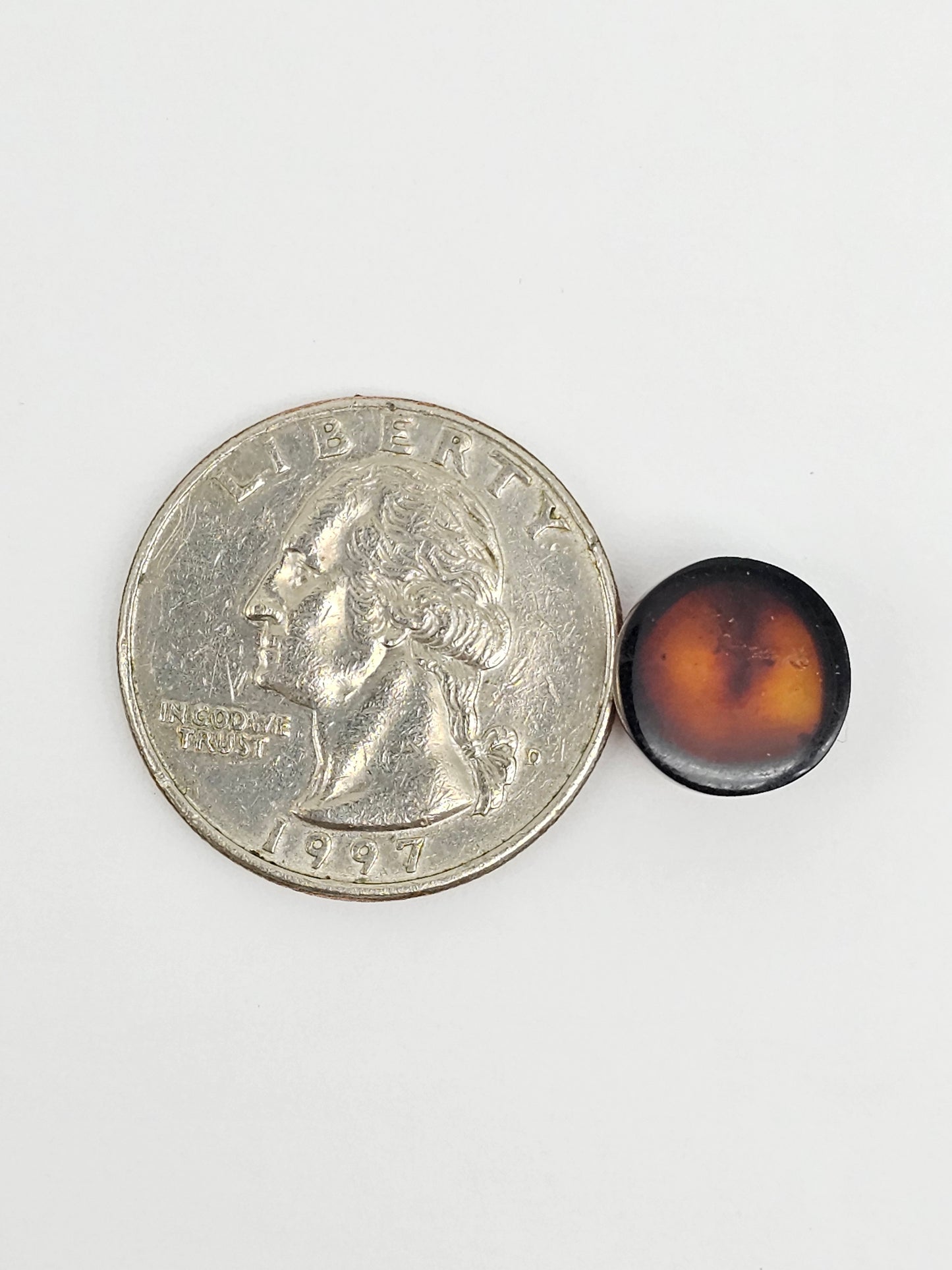 Amber Red Cabochon