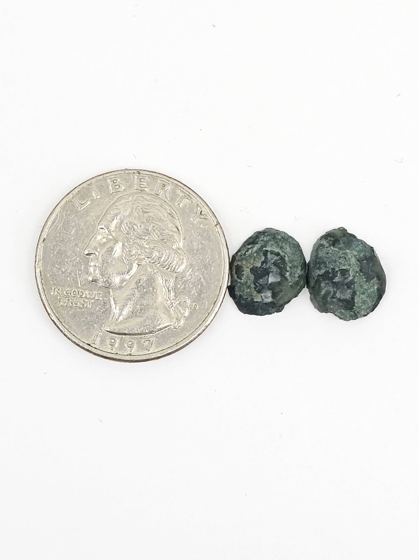 Tabasco Geode Cabochon Pair | Natural Mexican Geode