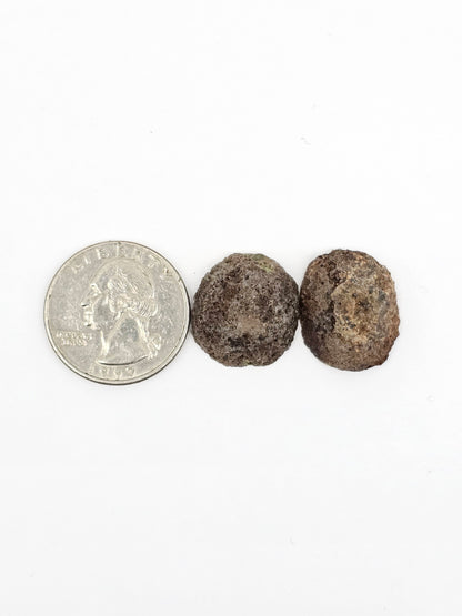 Tabasco Geode Cabochon Pair | Natural Mexican Geode
