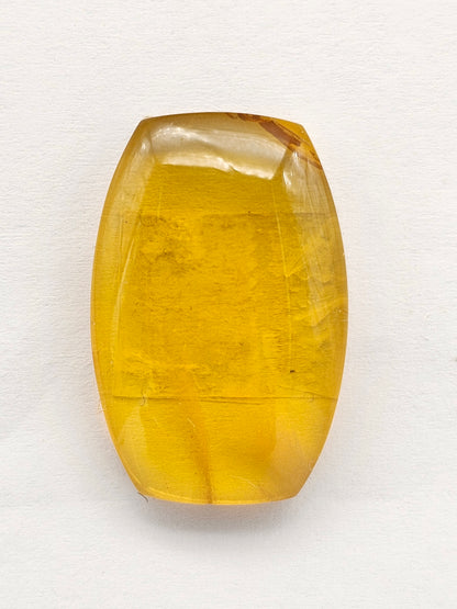 Amber cabochon | Artisan Cut Gemstone