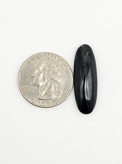 Obsidian Cabochon | Natural Mexican Obsidian for Silversmiths