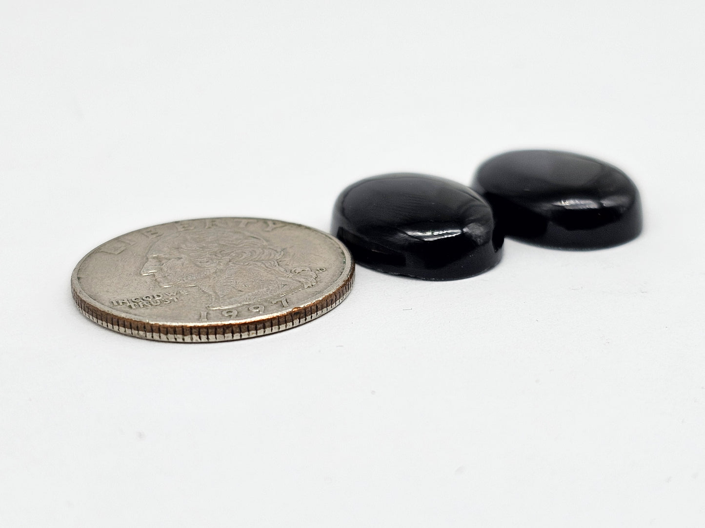 Rainbow obsidian Cabochon Pair | Natural Mexican Obsidian for Silversmiths