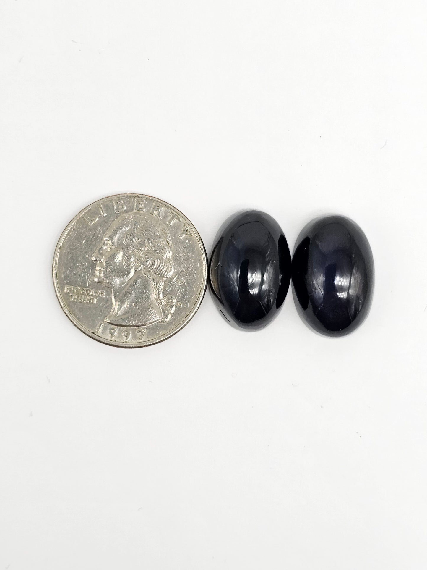 Rainbow obsidian Cabochon Pair | Natural Mexican Obsidian for Silversmiths