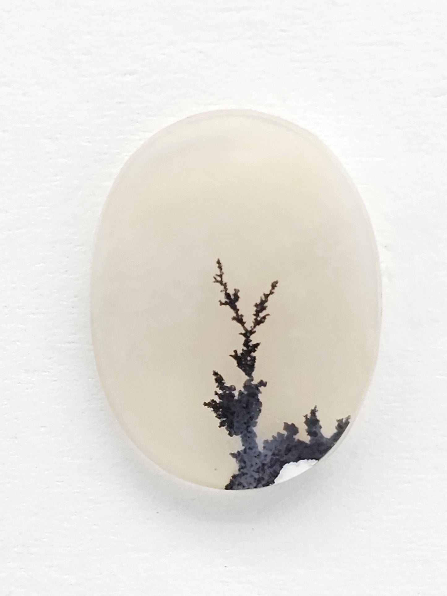 Scenic Dendritic Agate Cabochon – Natural Landscape Stone