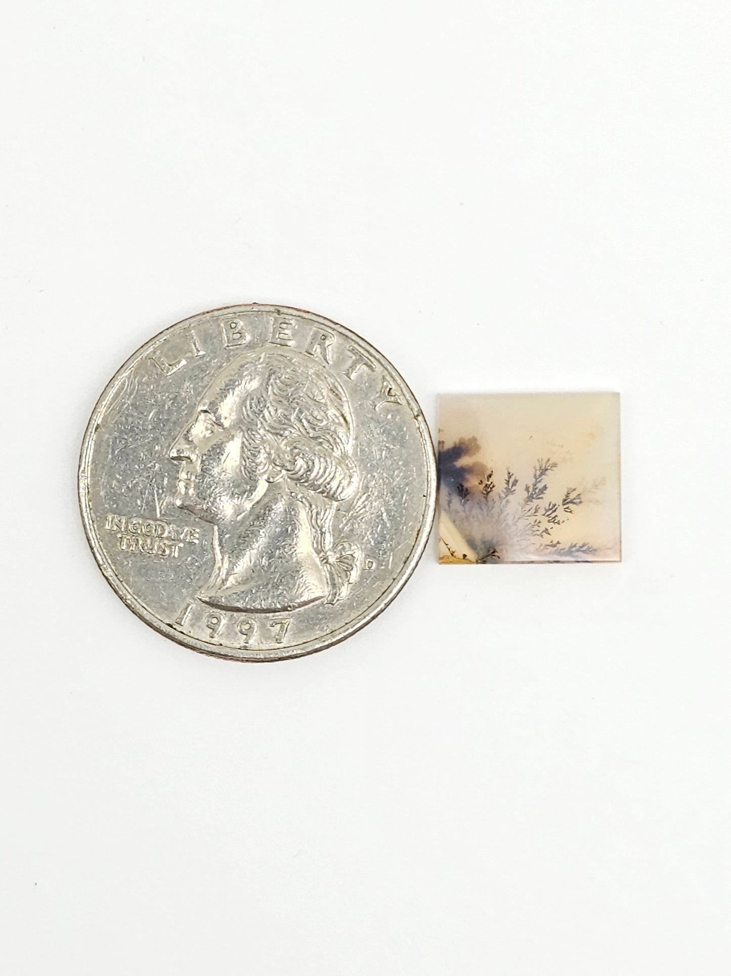 Scenic Dendritic Agate Cabochon – Natural Landscape Stone