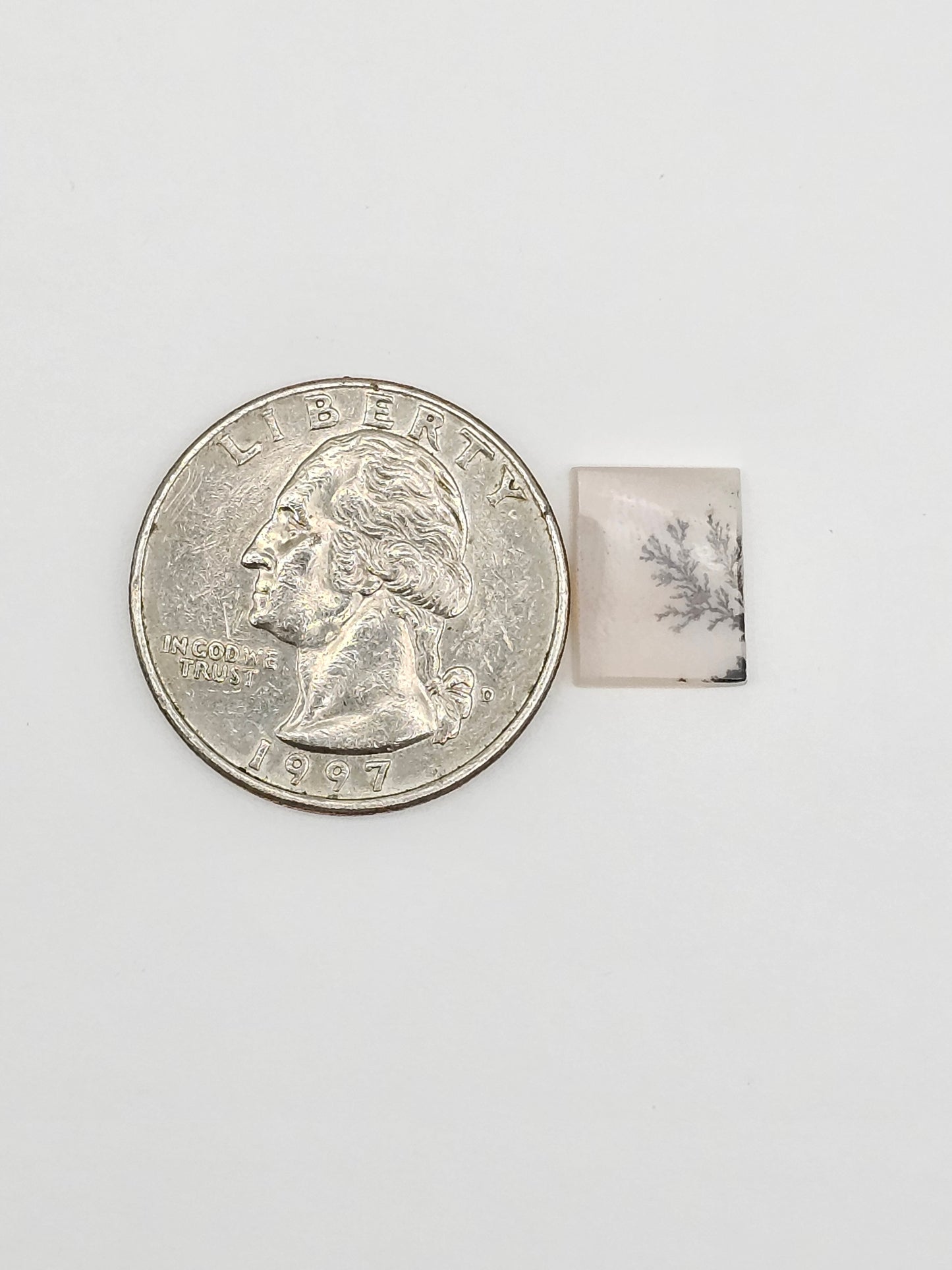Scenic Dendritic Agate Cabochon – Natural Landscape Stone