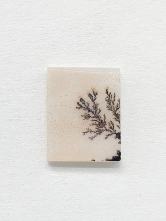 Scenic Dendritic Agate Cabochon – Natural Landscape Stone