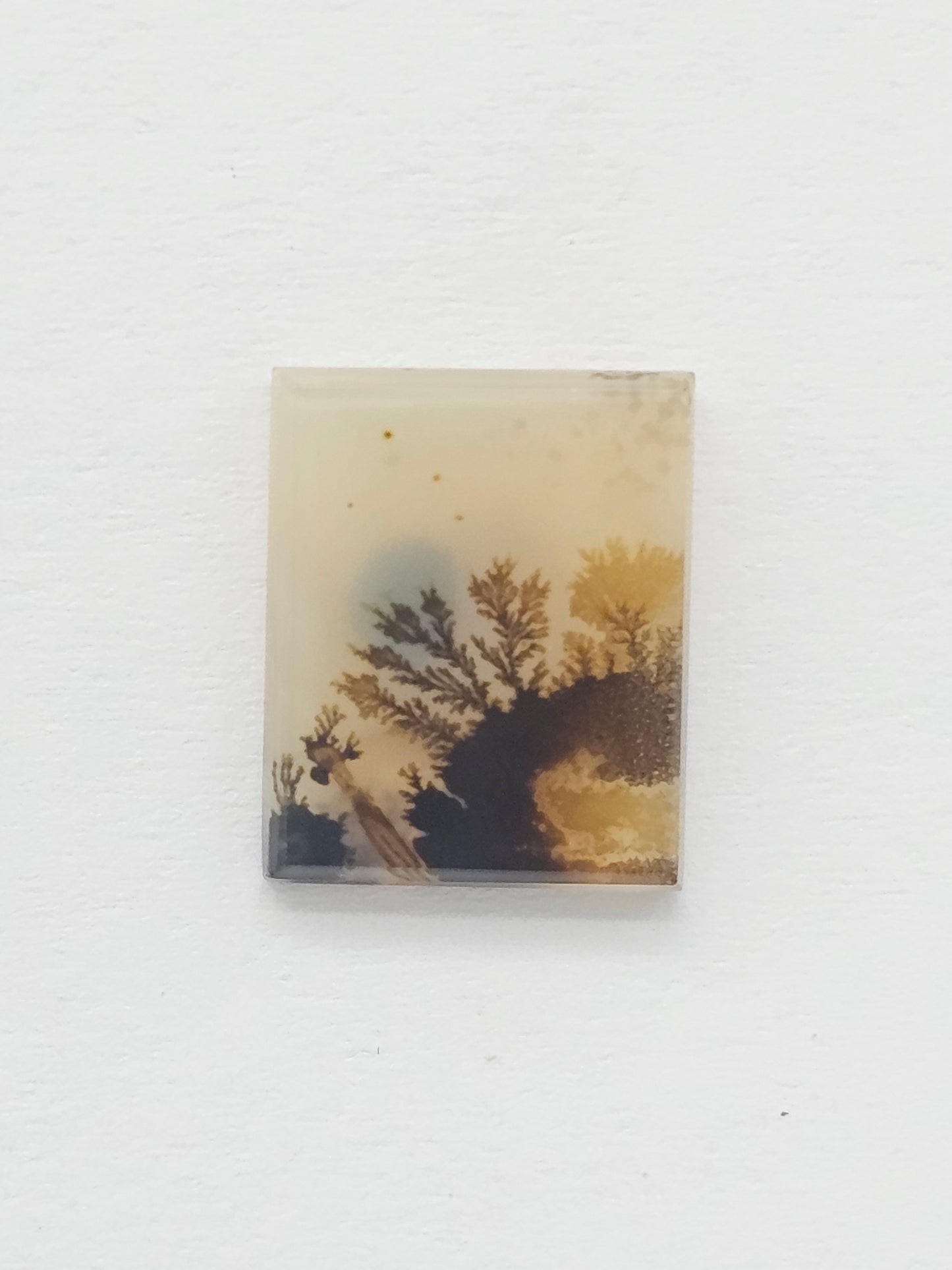 Scenic Dendritic Agate Cabochon – Natural Landscape Stone