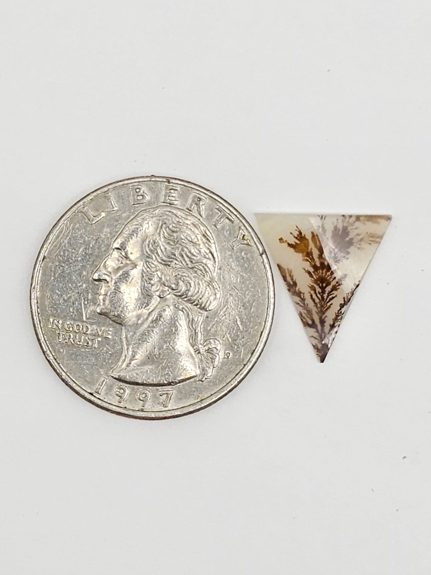 Scenic Dendritic Agate Cabochon – Natural Landscape Stone