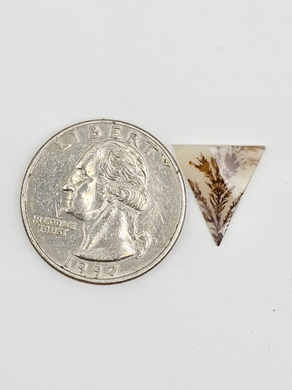 Scenic Dendritic Agate Cabochon – Natural Landscape Stone