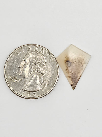 Scenic Dendritic Agate Cabochon – Natural Landscape Stone