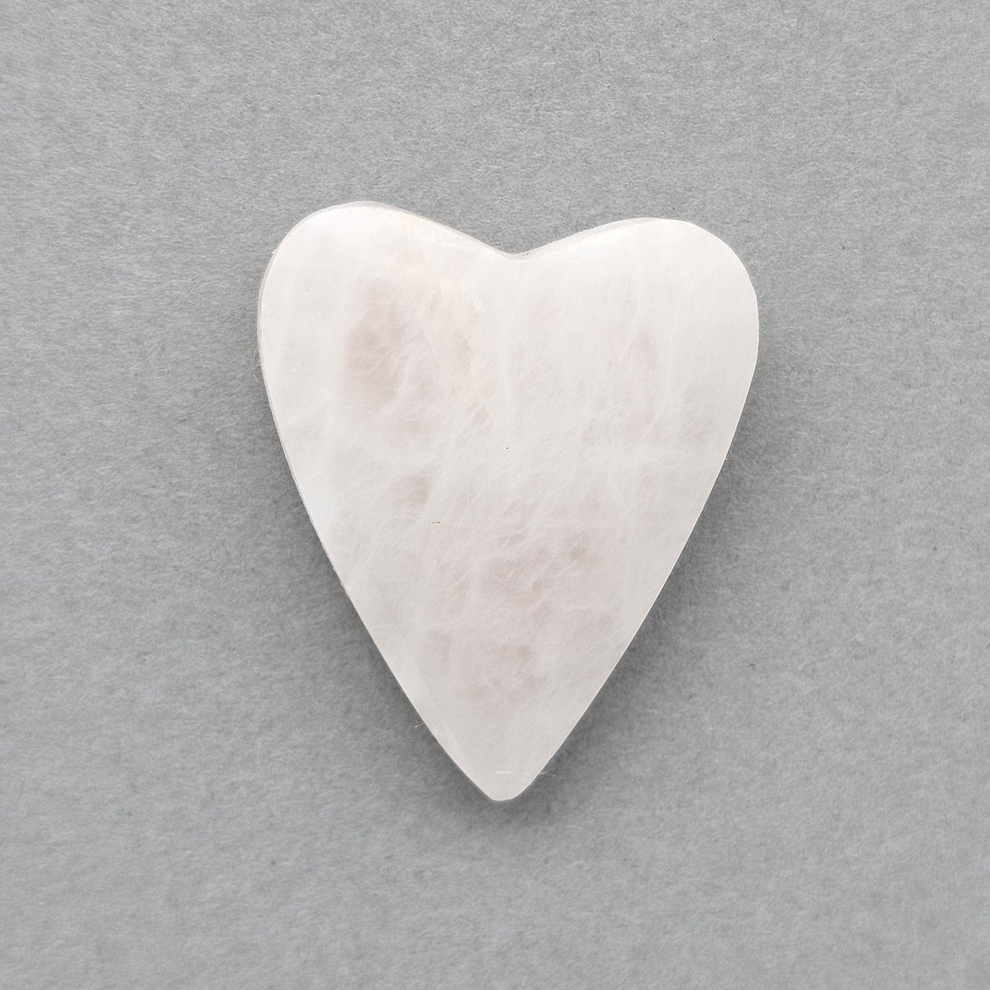 Rose Quartz Geometric Heart Cabochon