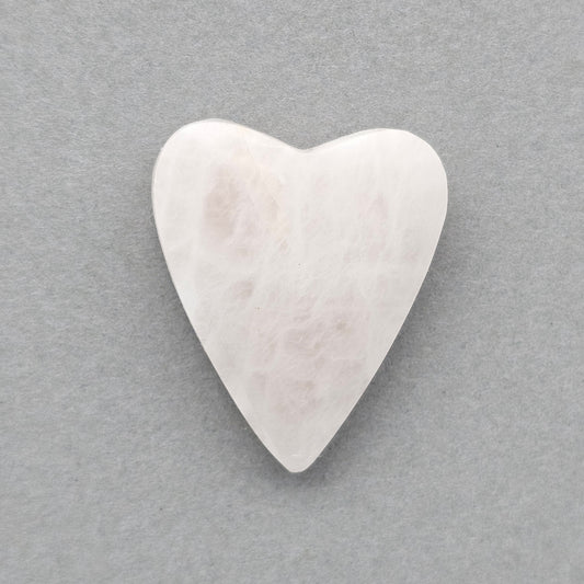 Rose Quartz Geometric Heart Cabochon