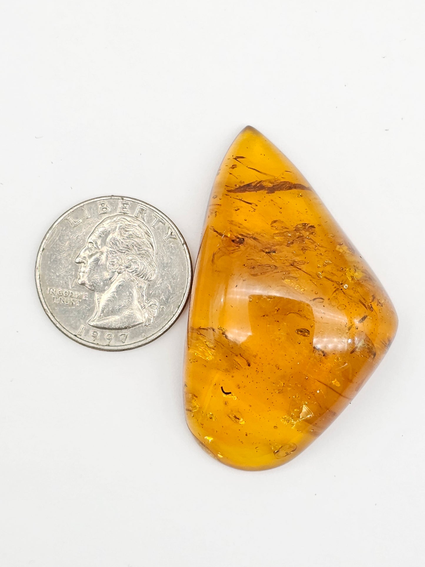 Real amber with insect inclusion
