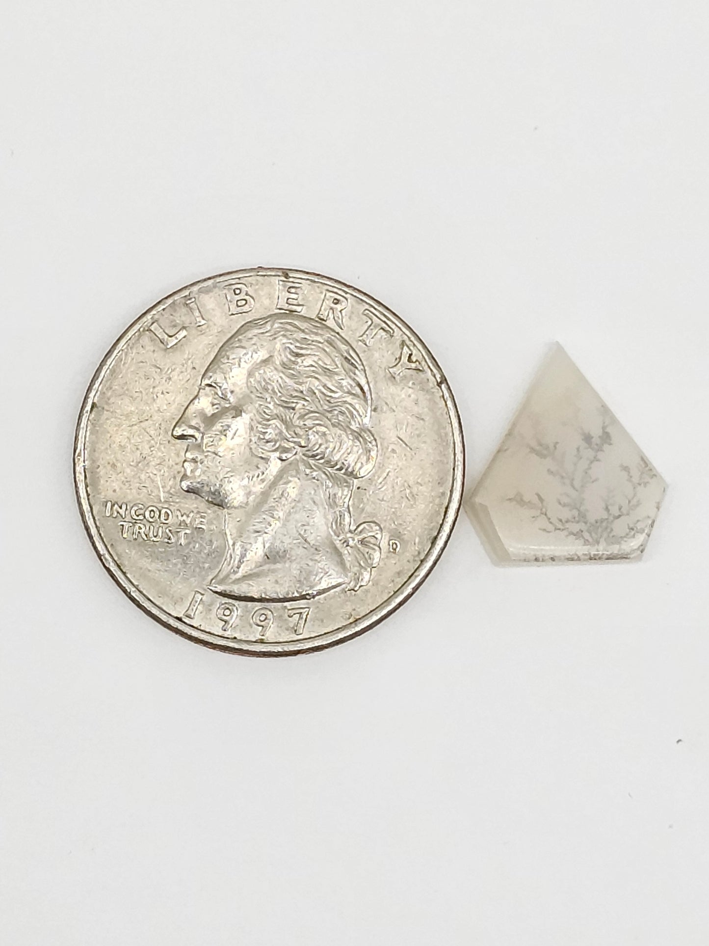 Scenic Dendritic Agate Cabochon – Natural Landscape Stone