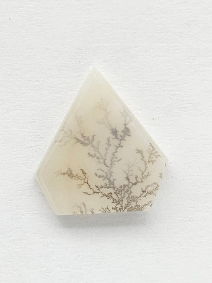 Scenic Dendritic Agate Cabochon – Natural Landscape Stone