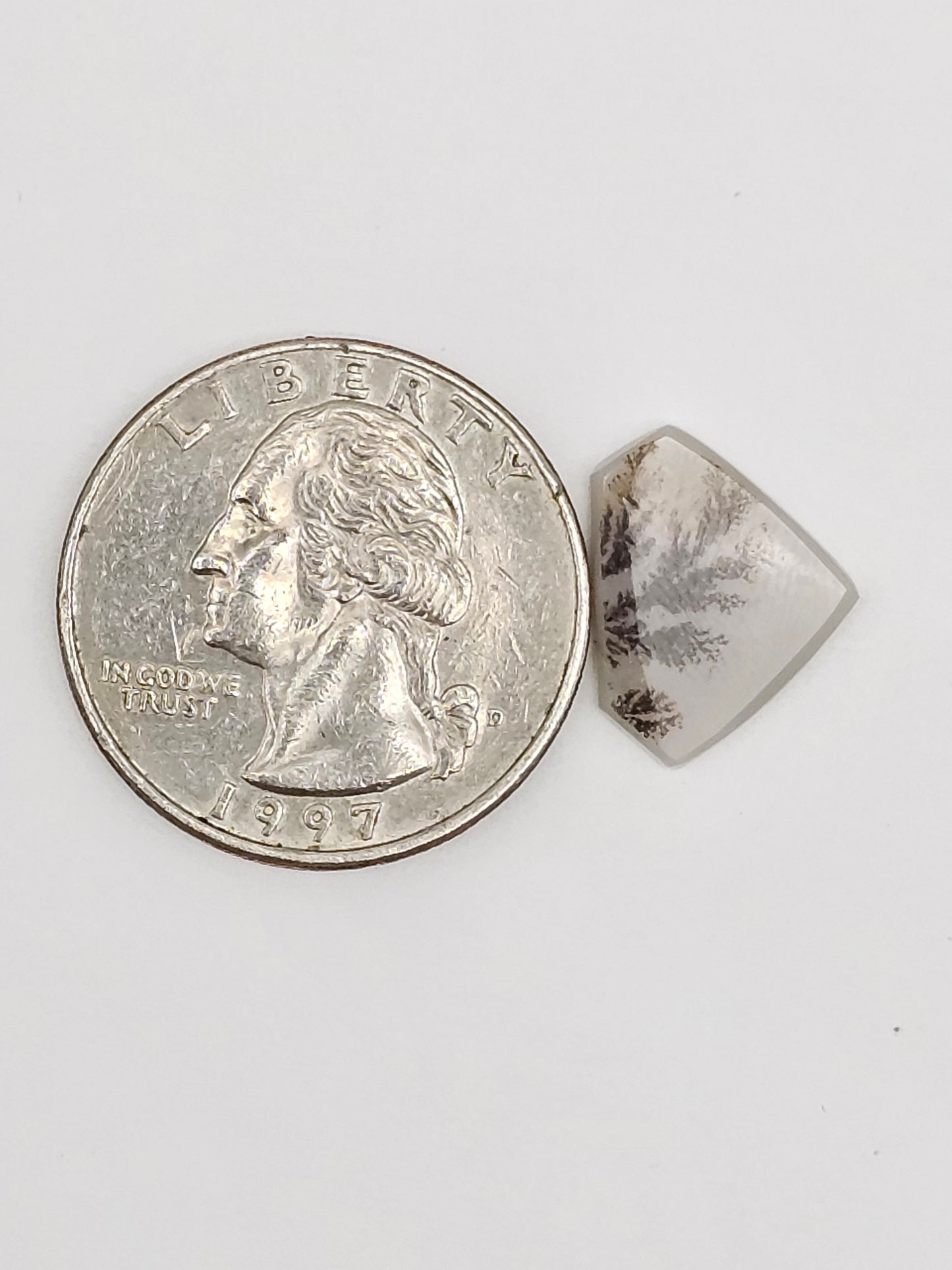 Scenic Dendritic Agate Cabochon – Natural Landscape Stone