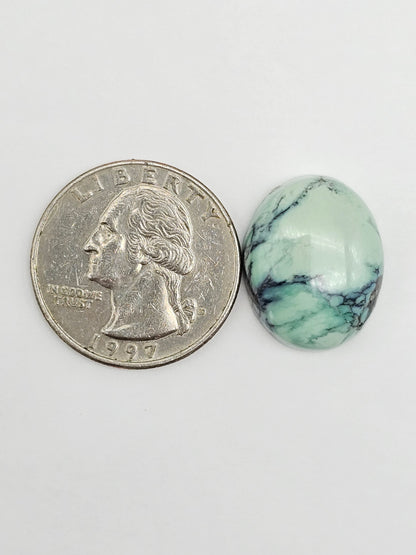 Mexican Variscite Cabochon | Natural Green Gemstone Matched