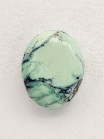 Mexican Variscite Cabochon | Natural Green Gemstone Matched