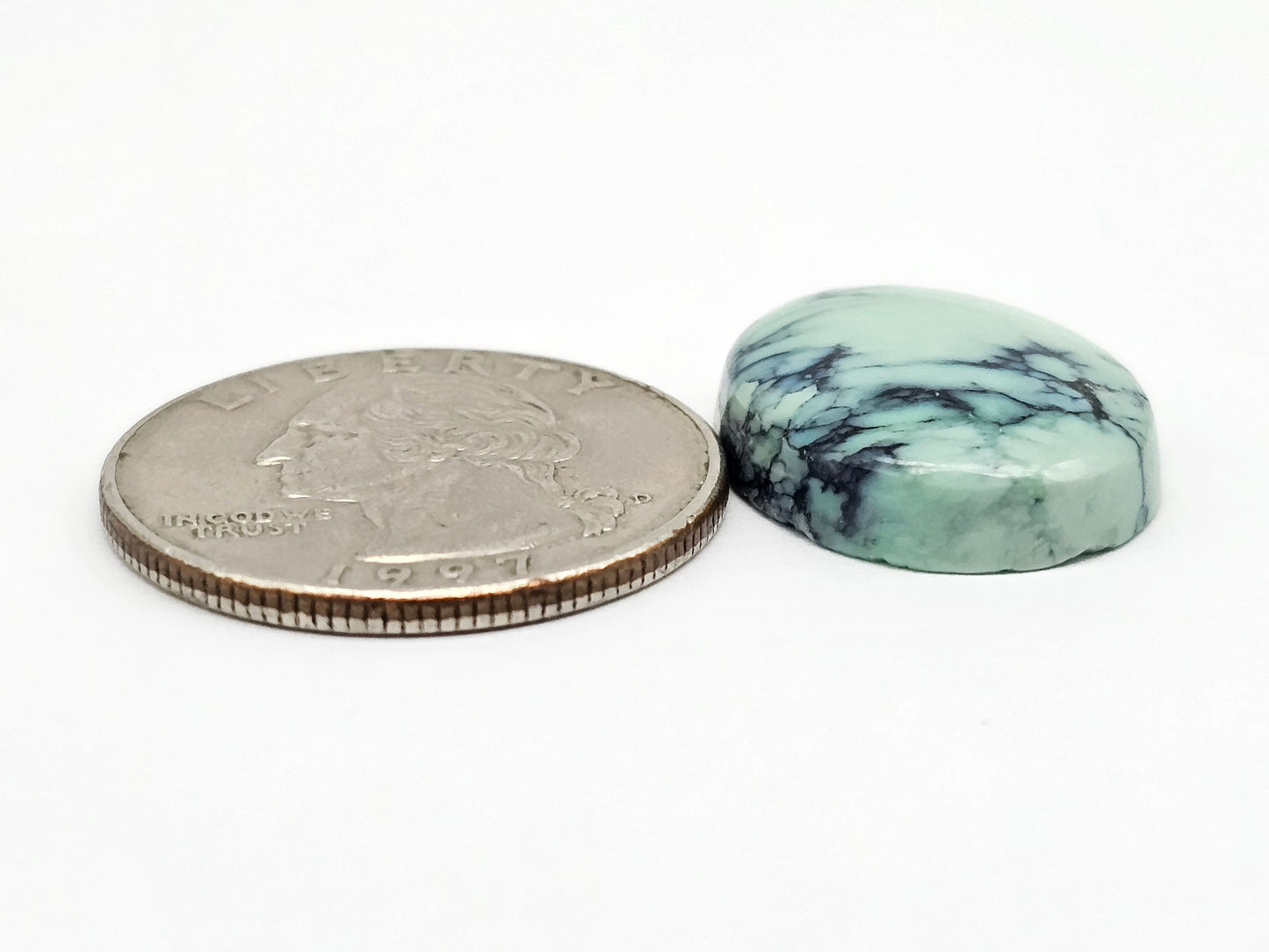 Mexican Variscite Cabochon | Natural Green Gemstone Matched