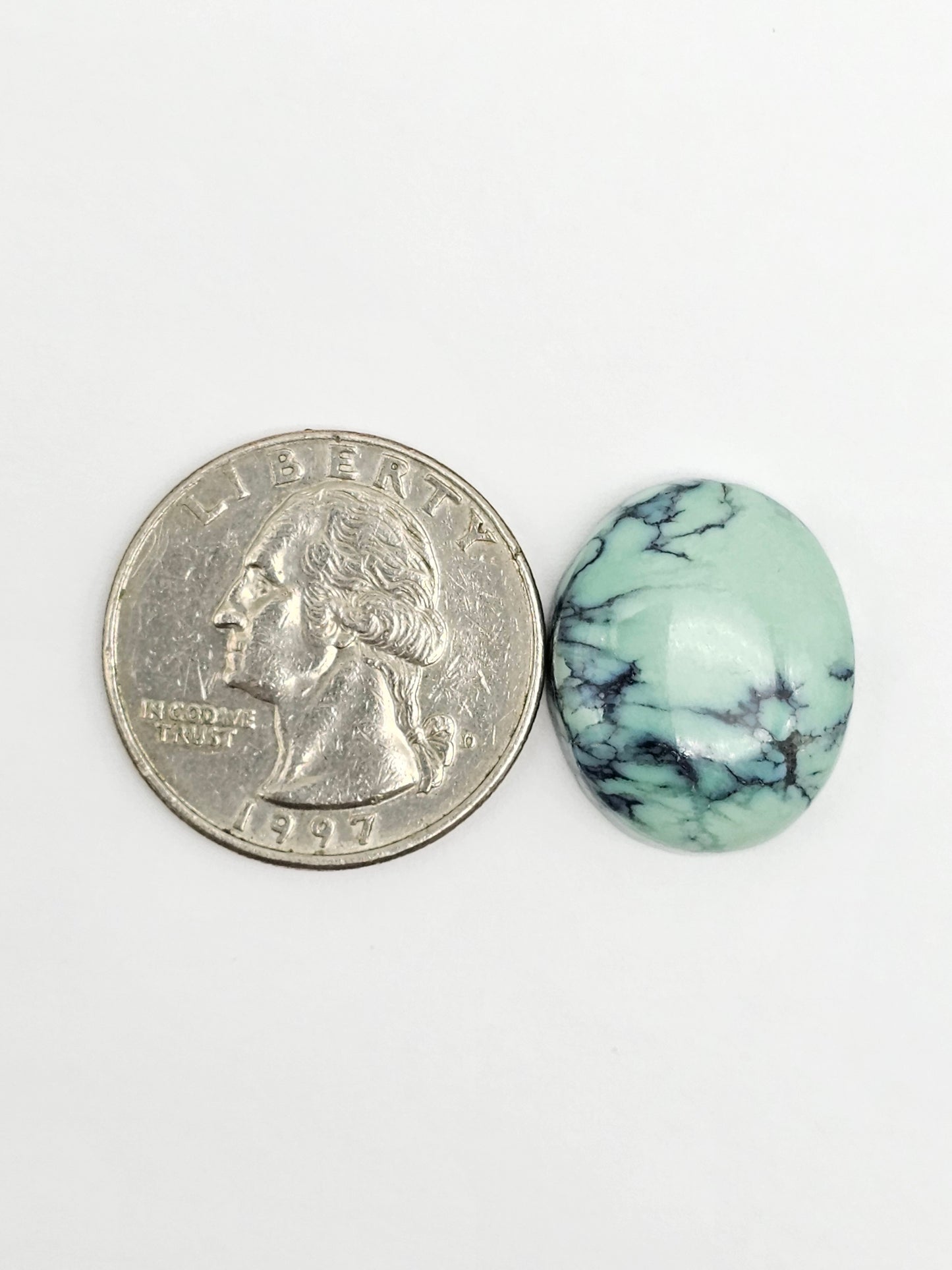 Mexican Variscite Cabochon | Natural Green Gemstone Matched