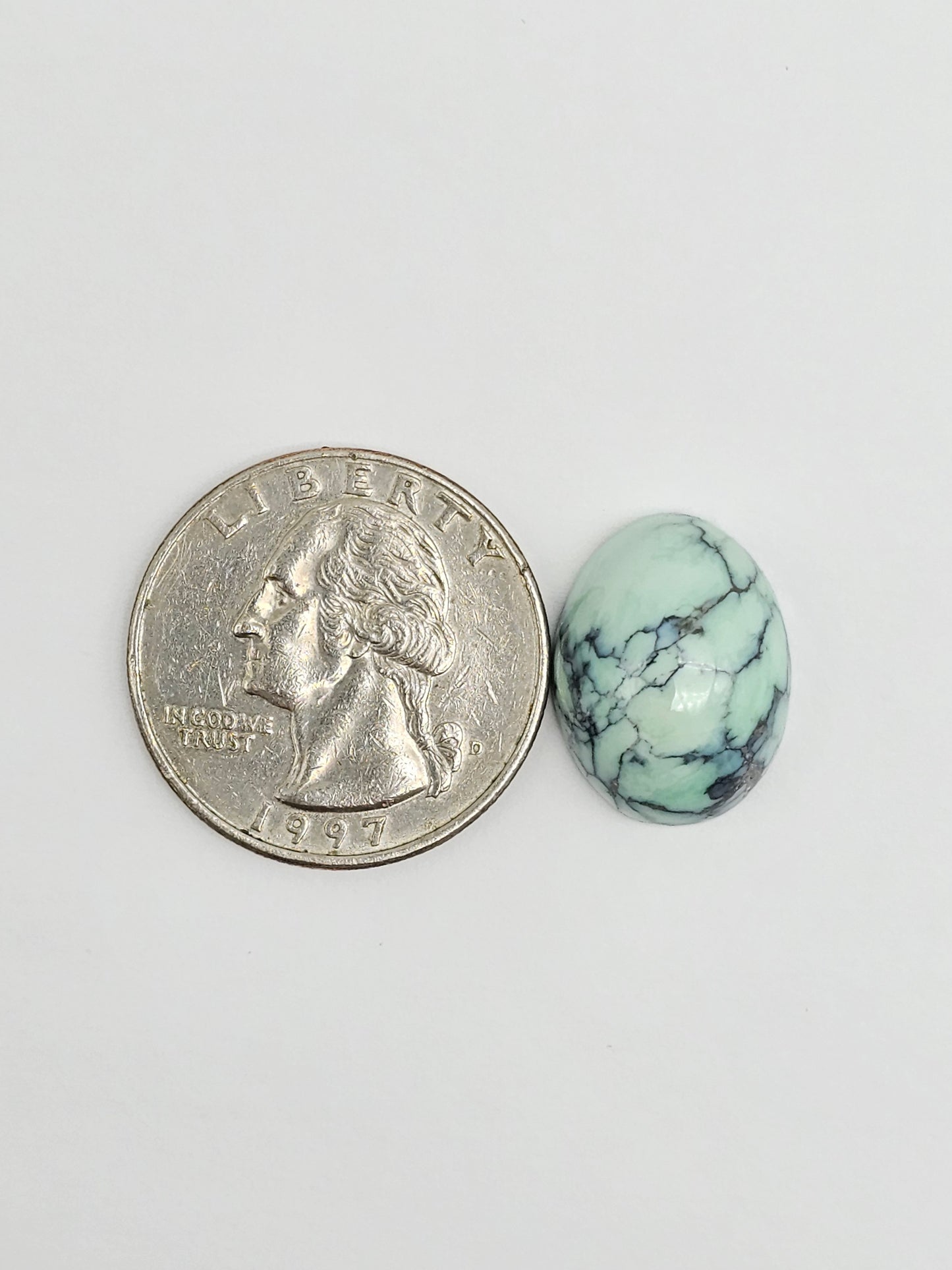 Mexican Variscite Cabochon | Natural Green Gemstone Matched