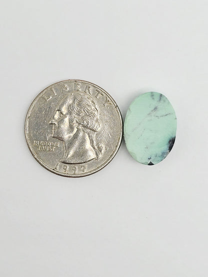 Mexican Variscite Cabochon | Natural Green Gemstone Matched