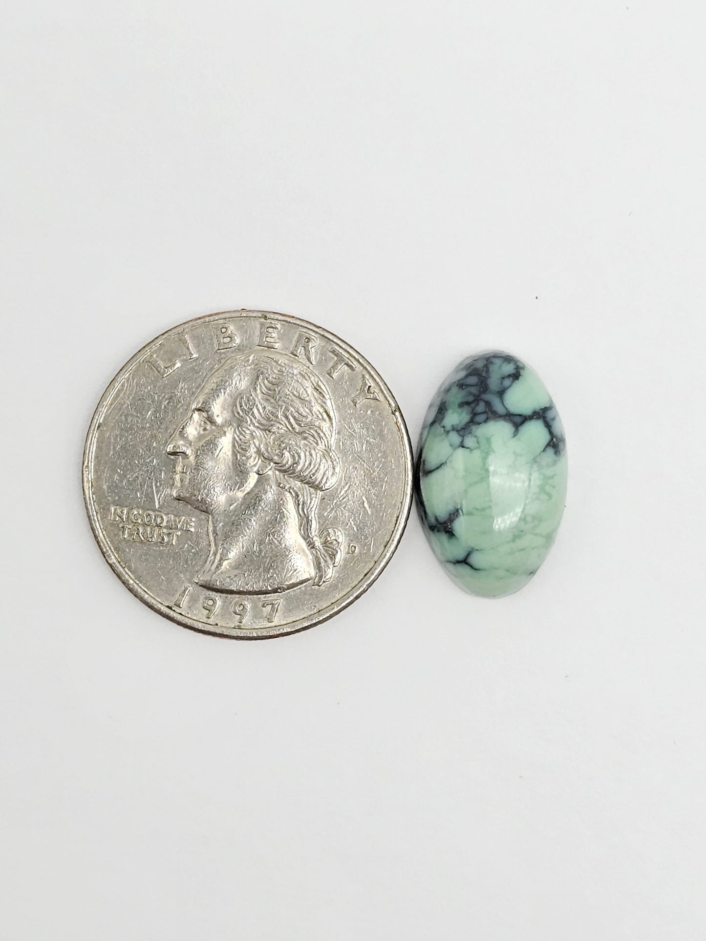 Mexican Variscite Cabochon | Natural Green Gemstone Matched