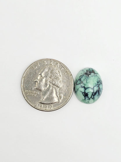 Mexican Variscite Cabochon | Natural Green Gemstone Matched