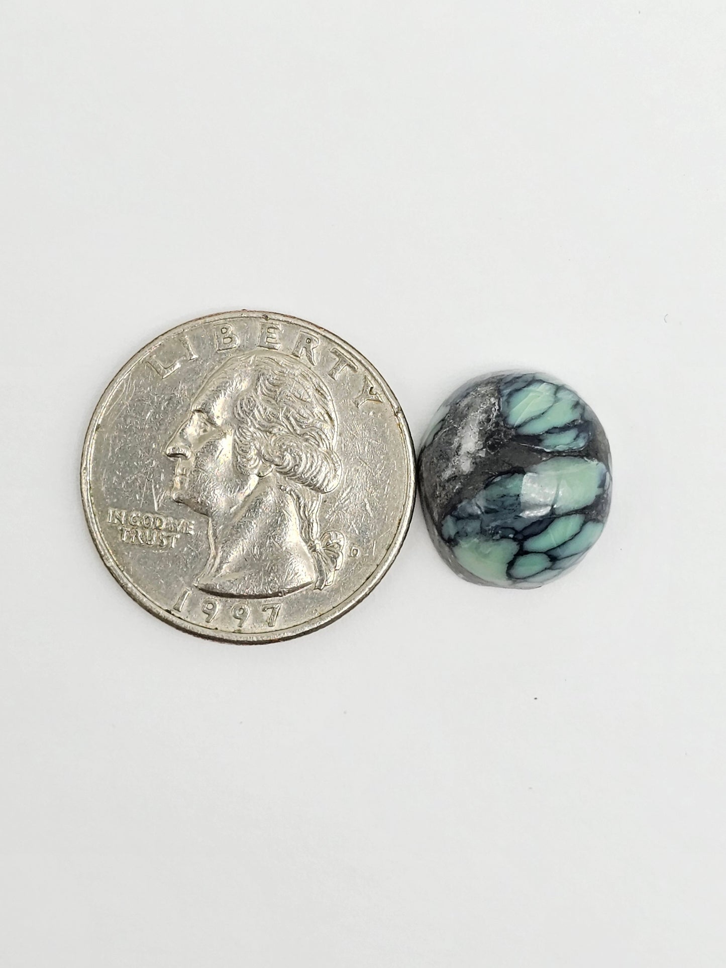Mexican Variscite Cabochon | Natural Green Gemstone Matched