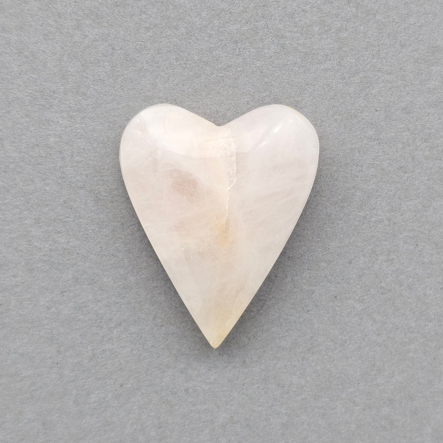 Rose Quartz Geometric Heart Cabochon