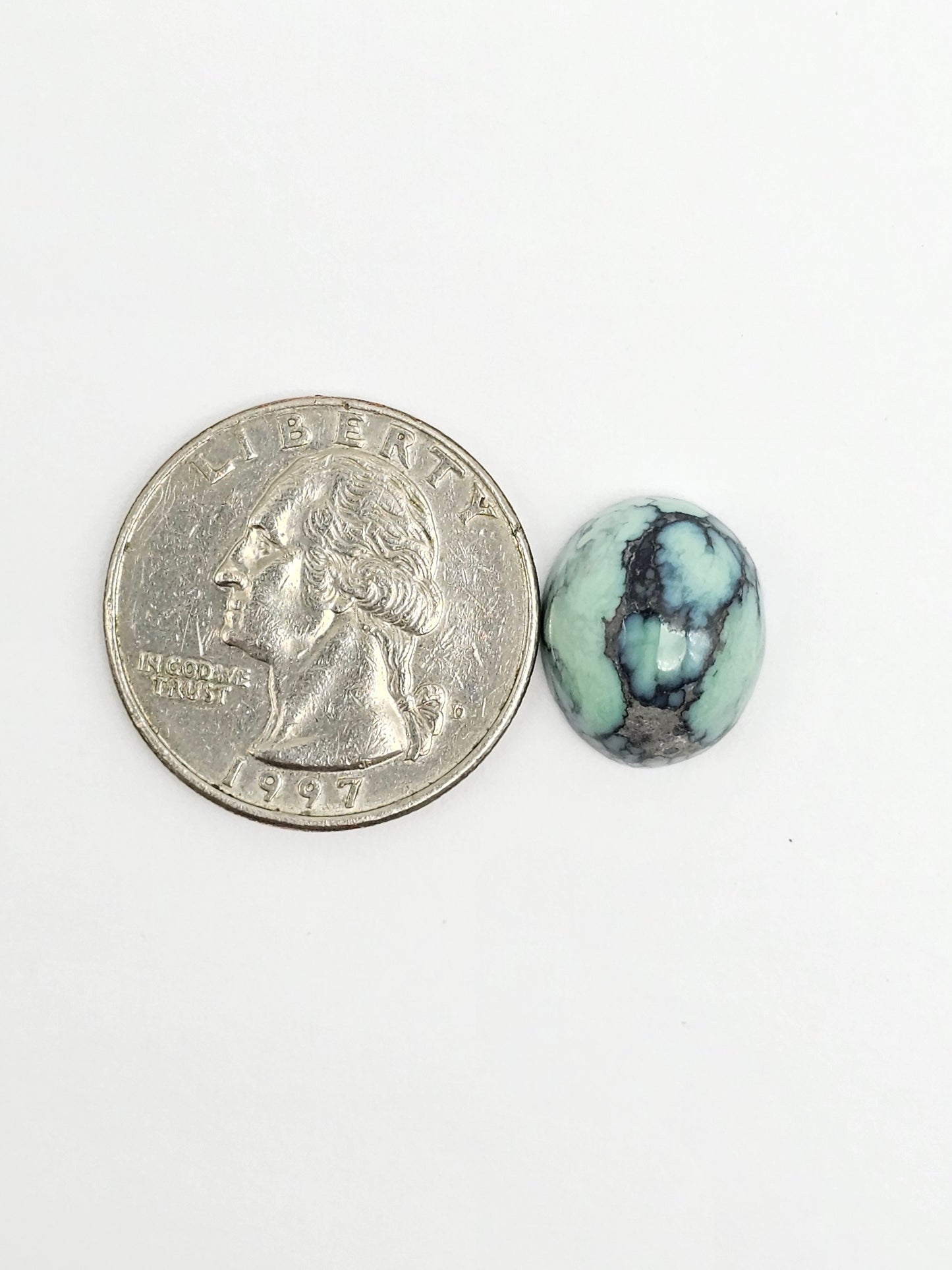 Mexican Variscite Cabochon | Natural Green Gemstone Matched