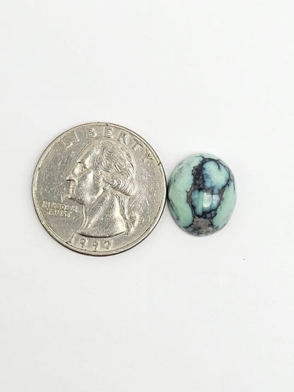 Mexican Variscite Cabochon | Natural Green Gemstone Matched