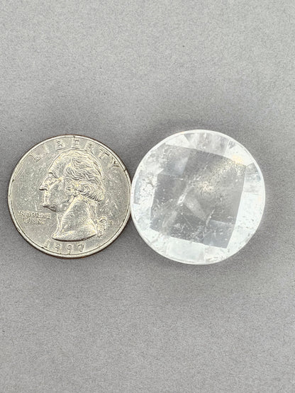 Quartz Faceted Cabochon | Artisan Cut Gemstone
