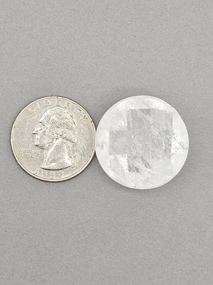 Quartz Faceted Cabochon | Artisan Cut Gemstone