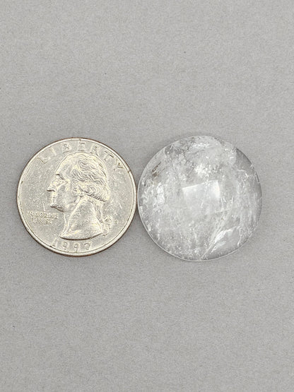 Quartz Faceted Cabochon | Artisan Cut Gemstone