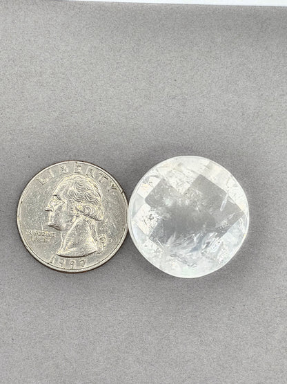 Quartz Faceted Cabochon | Artisan Cut Gemstone