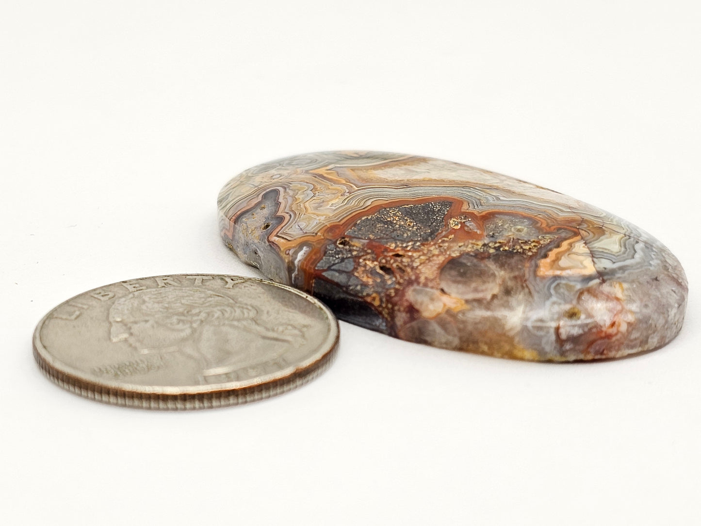 Mexican Crazy Lace Agate Cabochon