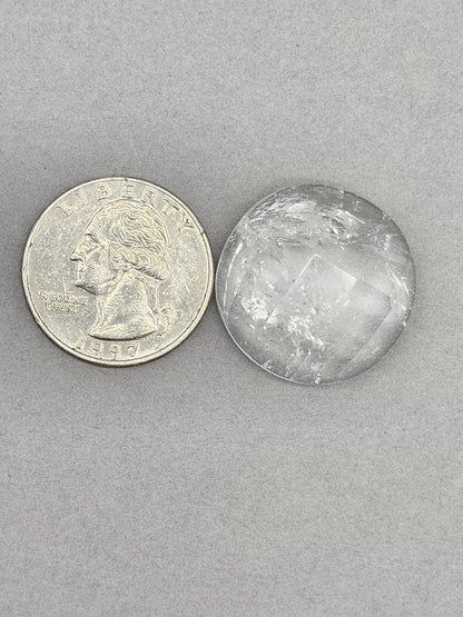 Quartz Faceted Cabochon | Artisan Cut Gemstone