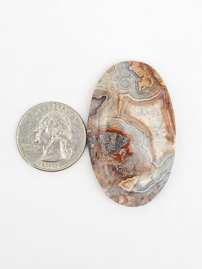 Mexican Crazy Lace Agate Cabochon
